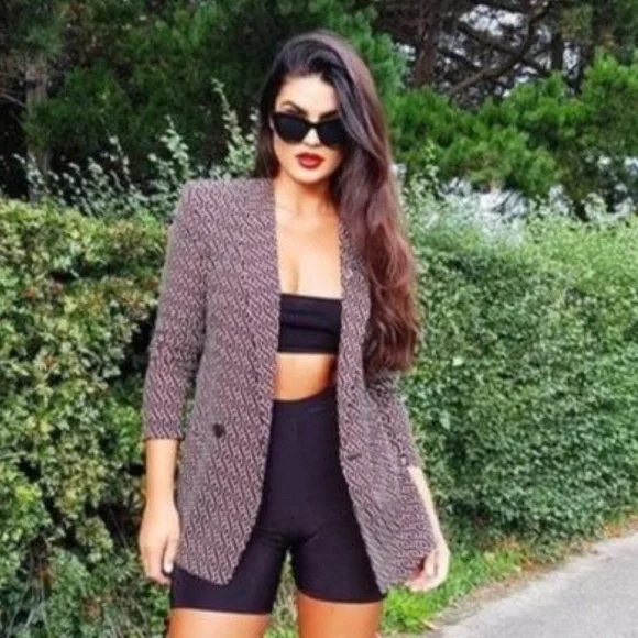 GP & J Baker H&M Collection Red Patterned Blazer - Picture 4 of 16